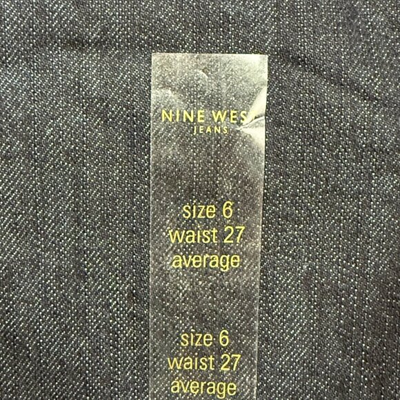 Nine West Jeans Arianna Bootcut Size 6 Waist Rinse Wash Stretch - Picture 6 of 14